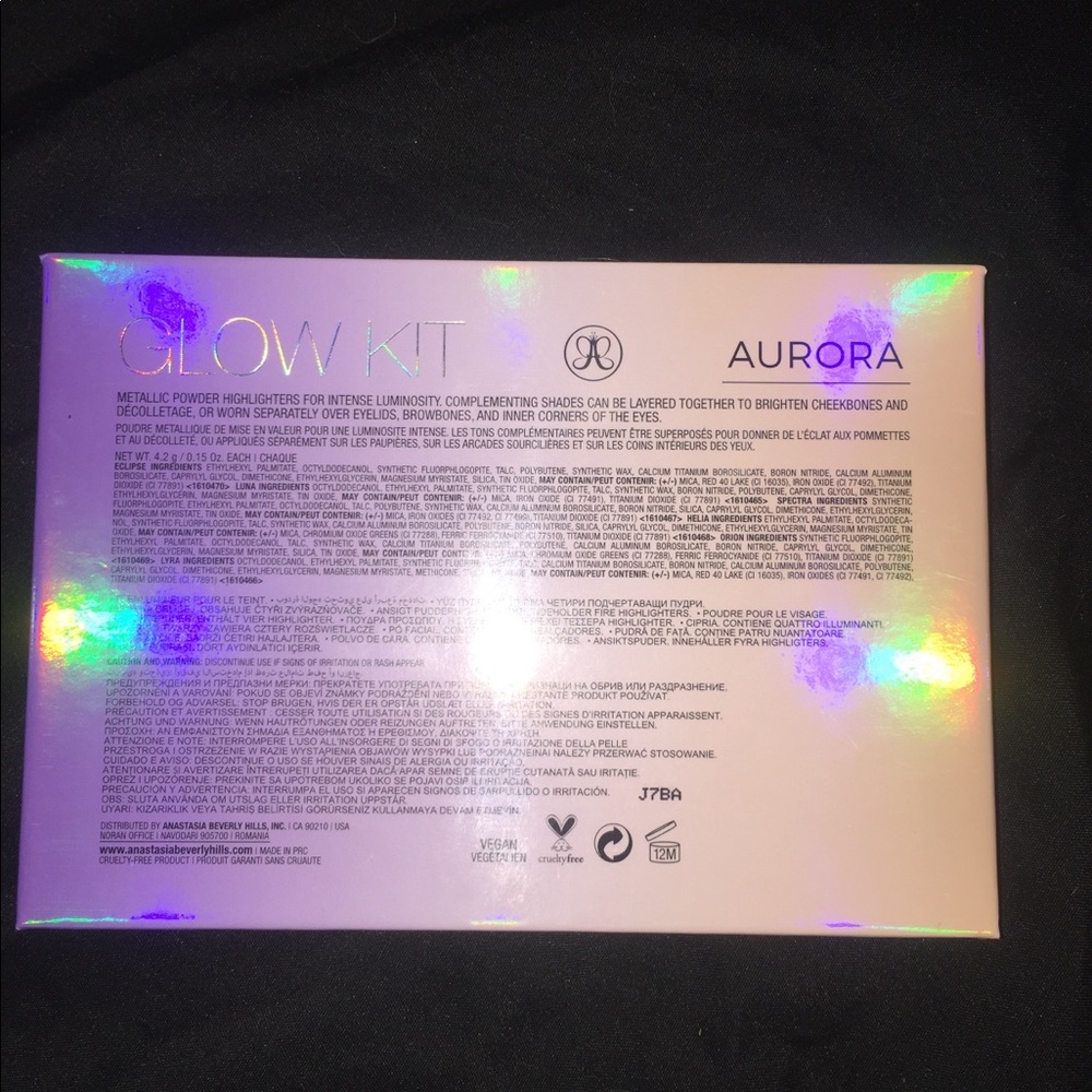 Unused 😍 ABH Aurora Glow Kit pallet! - Picture 3 of 5